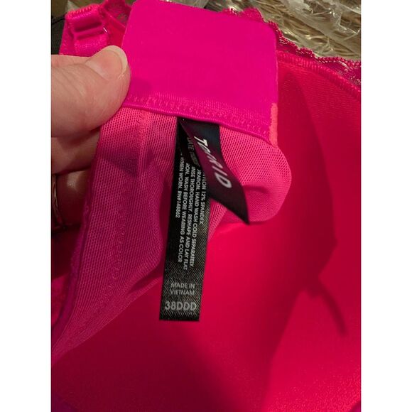 Torrid Hot Pink Bra 38ddd - Picture 7 of 8
